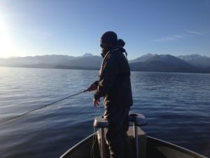 Searun Cutthroat Fly Fishing in Puget Sound Seattle Washington